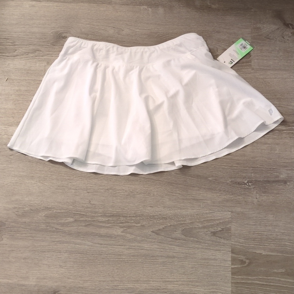 Prince White Match Flounce Tennis Skort Size XL